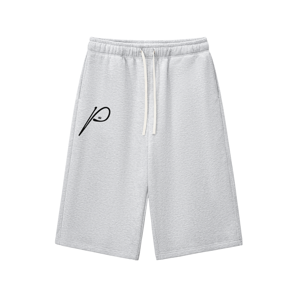 Relaxed Drawstring Three-quarter Sweatpants
