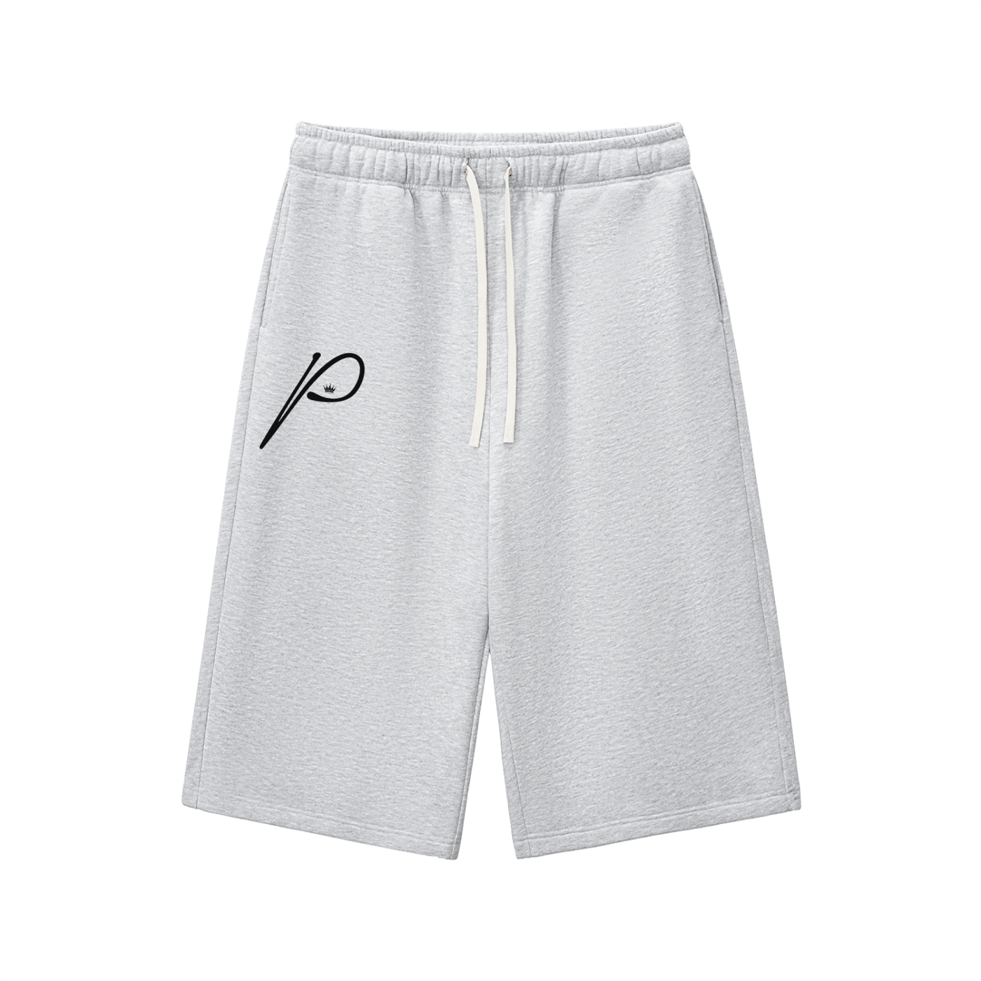 Relaxed Drawstring Three-quarter Sweatpants