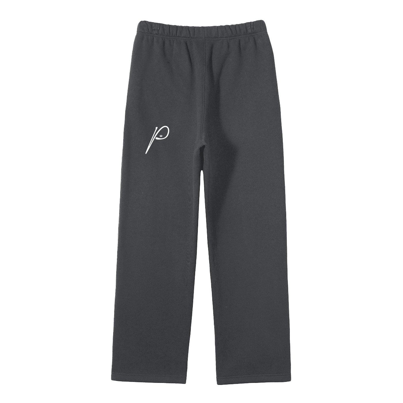 Unisex Solid Color Fleece Straight Leg Pants