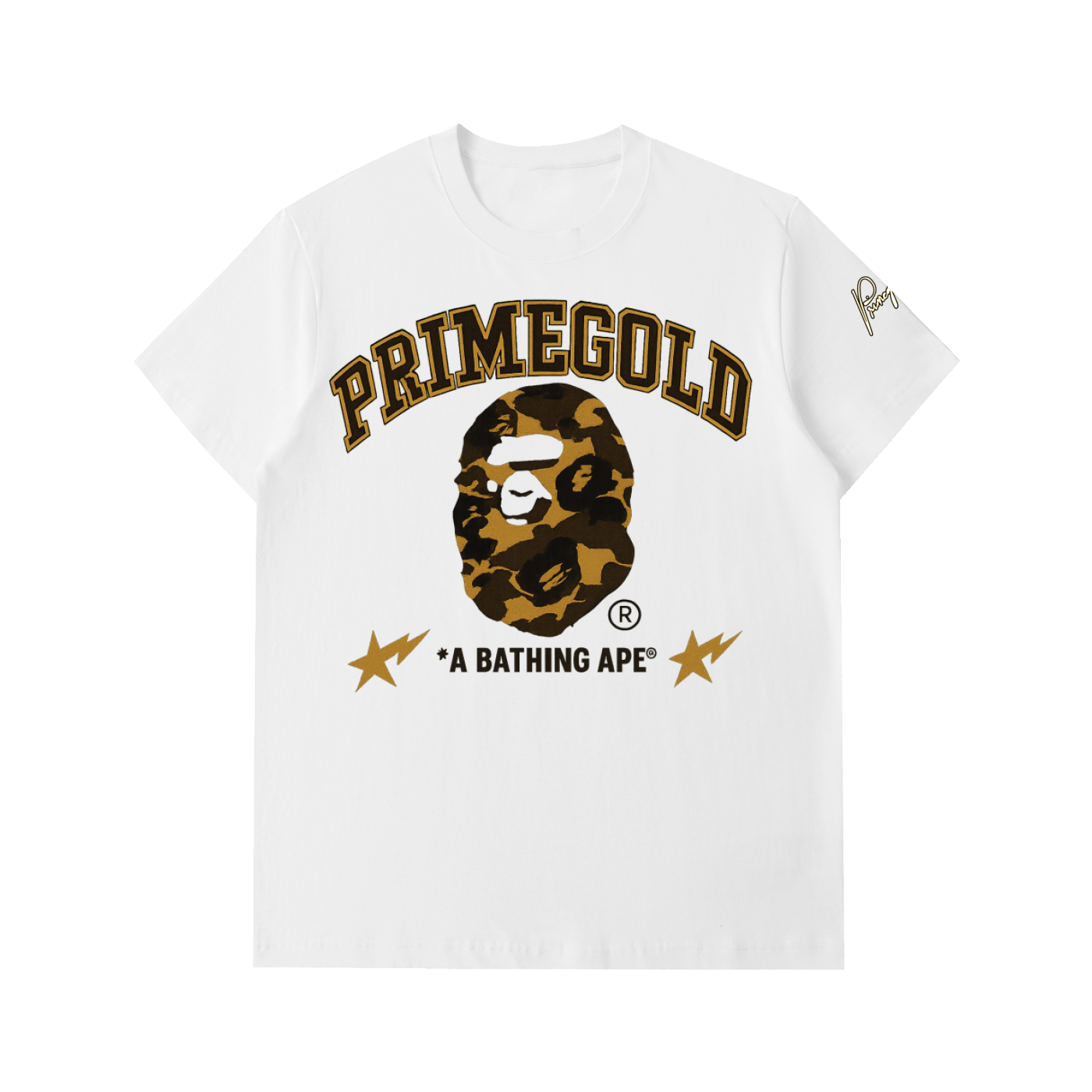 Primegold x Bape Gorilla T-Shirt