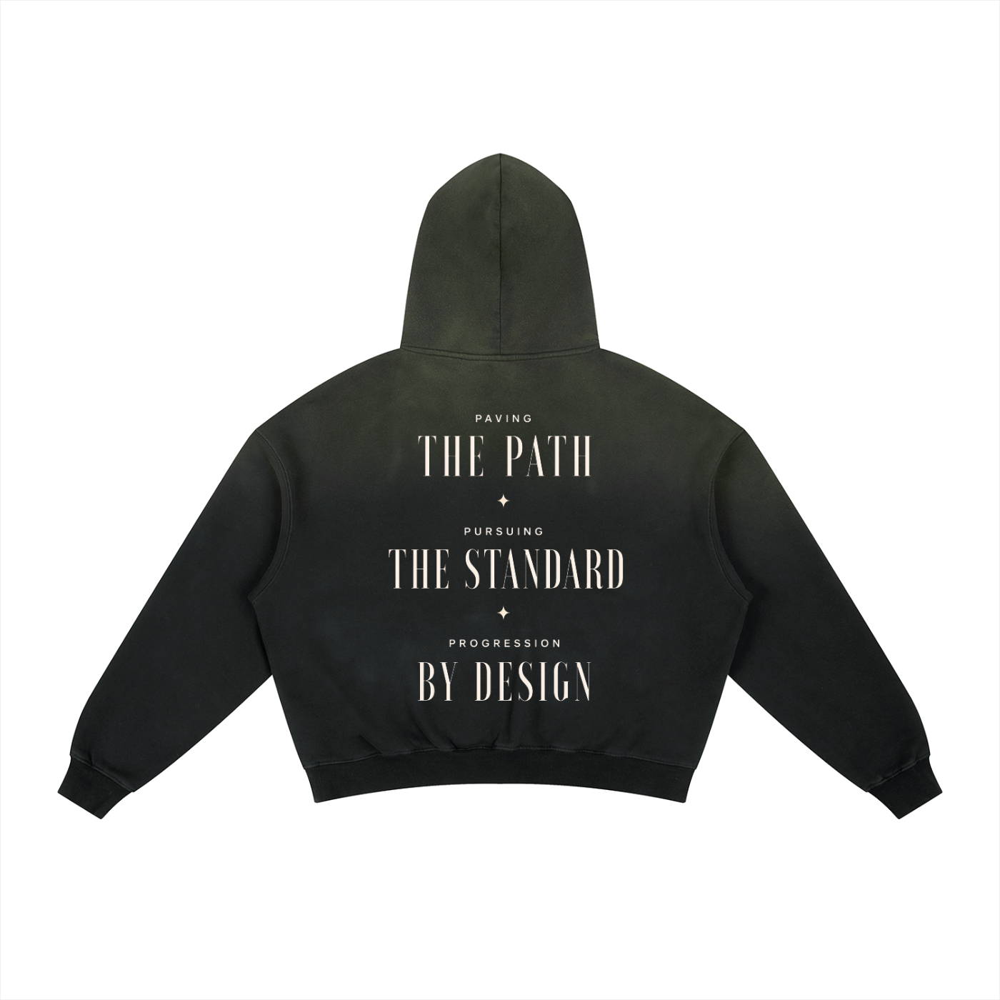 Frayed Sunfade Boxy Fleece Hoodie