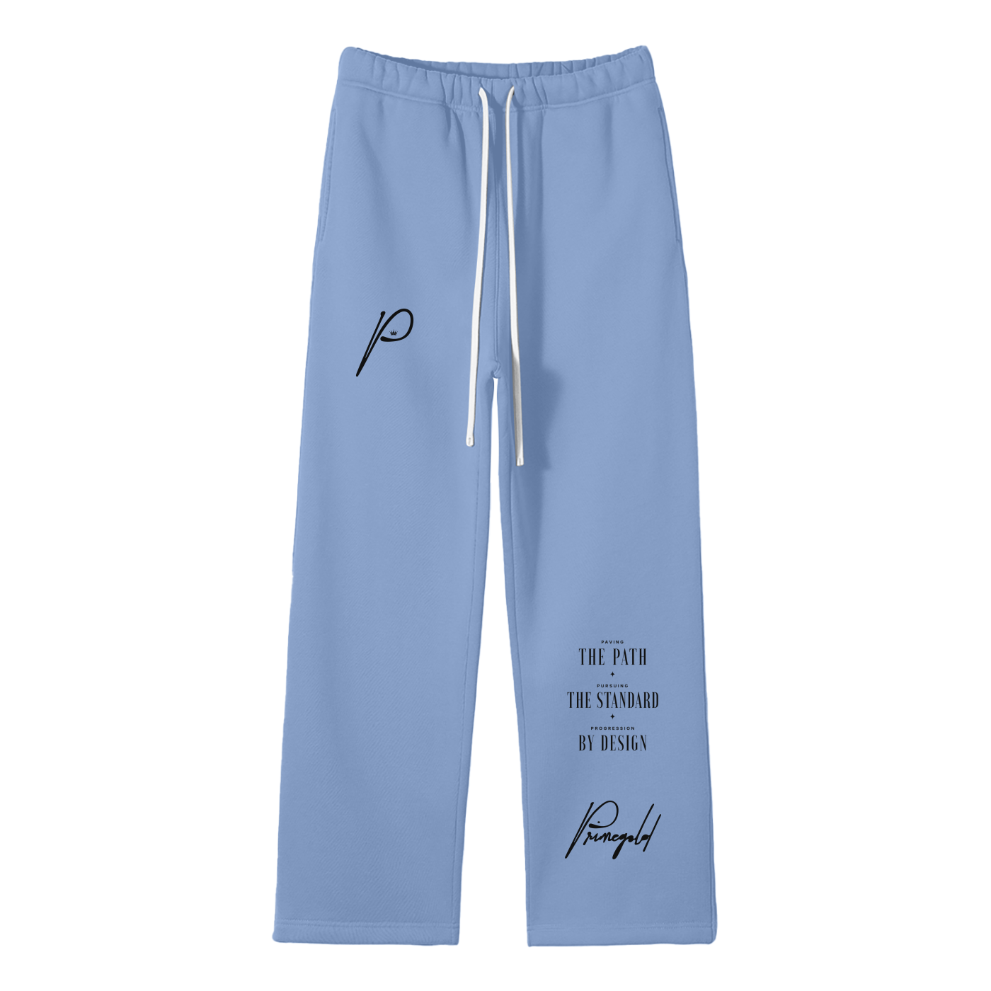 Unisex Solid Color Fleece Straight Leg Pants