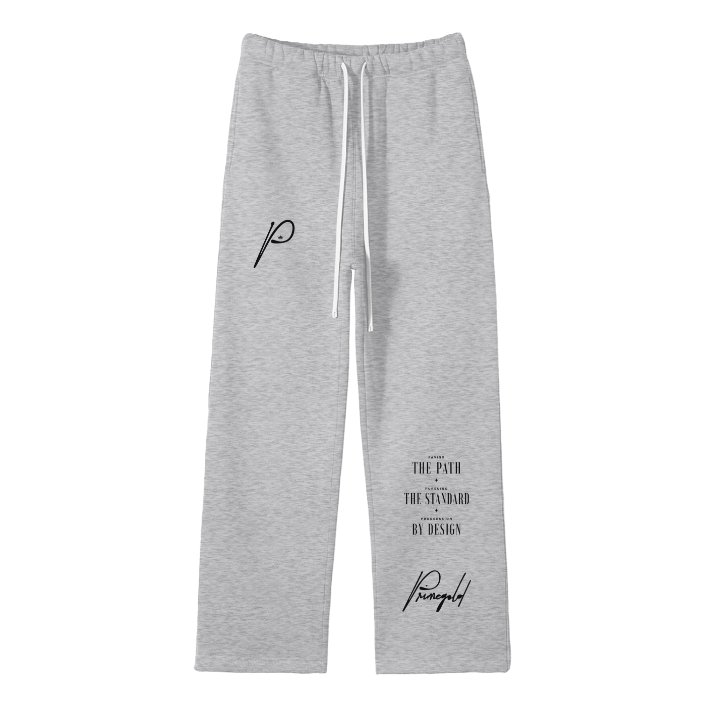 Unisex Solid Color Fleece Straight Leg Pants