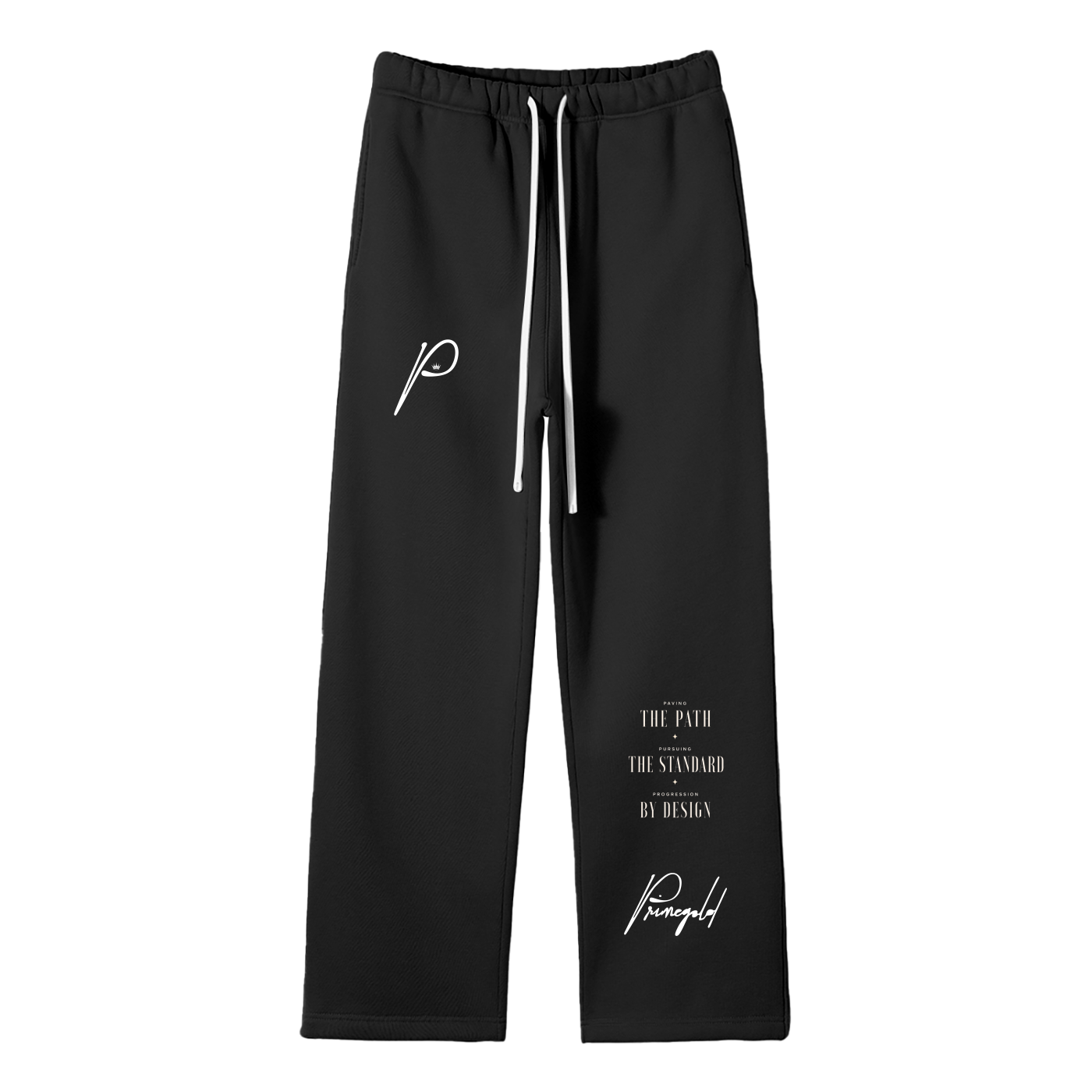 Unisex Solid Color Fleece Straight Leg Pants